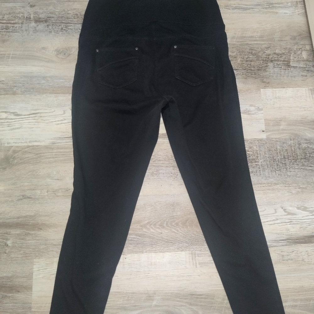 3-Piece Set Maternity Wear. Pants (2) Black and Shorts (1) Blue Women's Size L